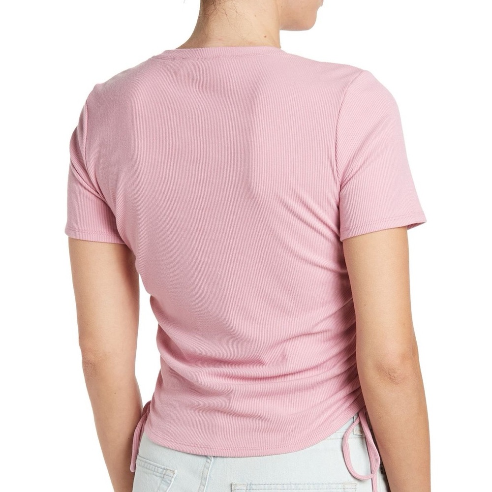 WAYF Ruched Knit Tee - Picture 2 of 3
